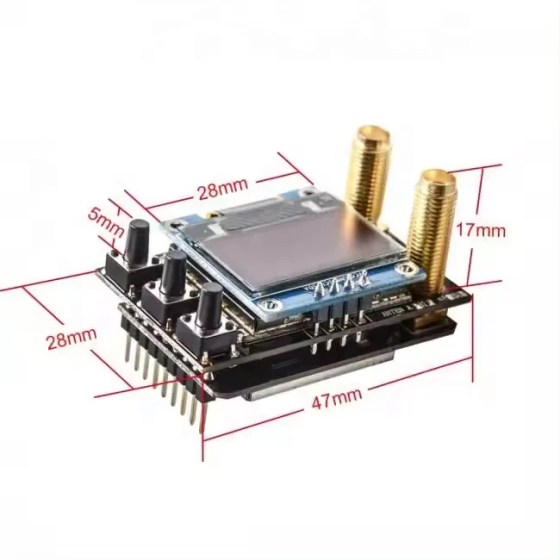 AKK Diversity RX Receiver OLED Display Built-in Low Power Buzzer With Two RX Modules for Fatshark G0ggles RC FPV Racing Drones